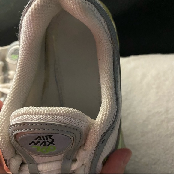 Nike air max 360 Vintage White And Green Colour Way women’s running shoes size 7 - Picture 6 of 8